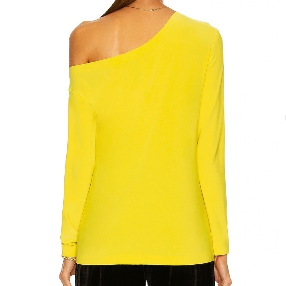 Norma Kamali Long Sleeve Drop Shoulder Top - Picture 8 of 13